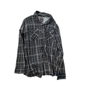 Wrangler Regular Fit Button Down Casual Shirt Mens XL